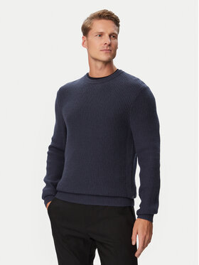 BOSS BOSS Pullover Fiocchetto 50570646 Blau Regular Fit