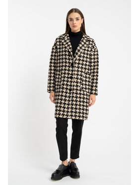 CLICK CLICK Płaszcz zimowy 70-0015 Czarny Regular Fit