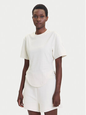 adidas by Stella McCartney adidas by Stella McCartney Marškinėliai JX6775 Smėlio Regular Fit