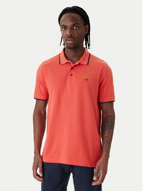 Aeronautica Militare Aeronautica Militare Тениска с яка и копчета 261PO1308UP00082 Оранжев Regular Fit
