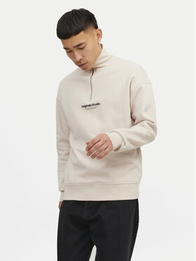 Jack&Jones Jack&Jones Μπλούζα Vesterbro 12241777 Μπεζ Relaxed Fit
