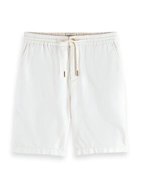 Scotch & Soda Scotch & Soda Szorty materiałowe 25472 Beżowy Comfort Fit