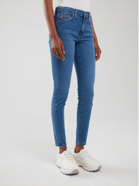 BIG STAR BIG STAR Jeansy MELINDA HIGH WAIST Niebieski Skinny Fit
