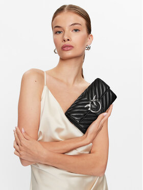 PINKO Pinko Soma Love One Wallet C PE 23 PLTT 100062 A0GK Melns