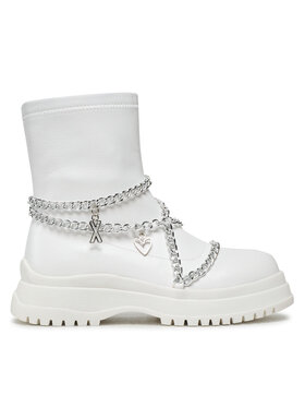 DeeZee DeeZee Μποτάκια WS5271-01 Λευκό