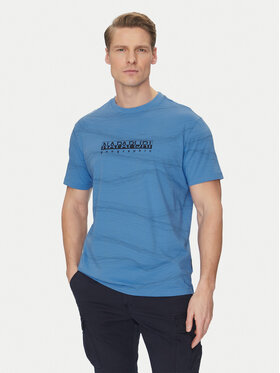 Napapijri Napapijri T-Shirt B-Cellini NP0A4ILS Μπλε Regular Fit