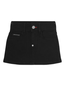 PHILIPP PLEIN PHILIPP PLEIN Gonna di jeans 20157 Nero Comfort Fit