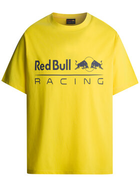 Pepe Jeans Pepe Jeans T-Shirt Red Bull Racing Logo Driver 2024 Żółty Regular Fit