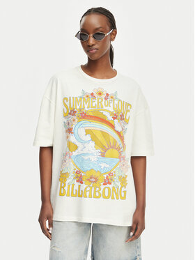 Billabong Billabong Póló Summer Of Love EBJZT00592 Fehér Loose Fit
