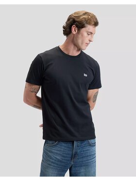 Lee Lee T-Shirt SS PATCH LOGO TEE Czarny Regular Fit