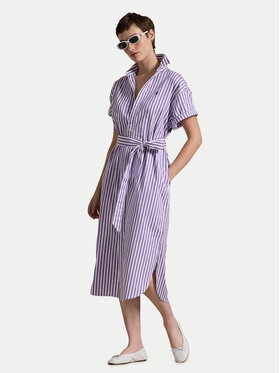 Polo Ralph Lauren Polo Ralph Lauren Rochie tip cămașă 211959911002 Violet Regular Fit