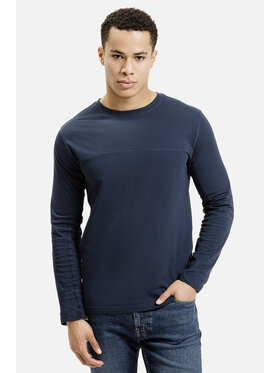 Cross Jeans Cross Jeans Longsleeve 16034-001 Granatowy Regular Fit
