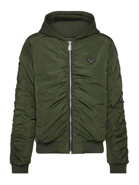 PHILIPP PLEIN PHILIPP PLEIN Vatovaná bunda 23011 Zelená Regular Fit