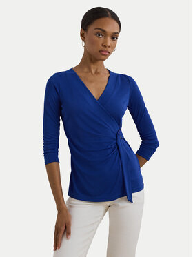 LAUREN RALPH LAUREN LAUREN RALPH LAUREN Bluzka 200889081020 Niebieski Slim Fit