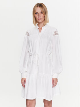 Bruuns Bazaar Bruuns Bazaar Ежедневна рокля Leora BBW3156 Бял Regular Fit