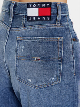 Tommy Jeans Jeans Hlače DW0DW16033 Modra Mom Fit