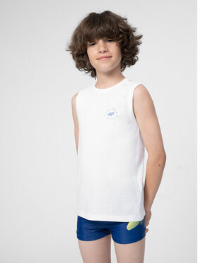 4F 4F Майка 4FJSS23TTSHM284 Білий Regular Fit