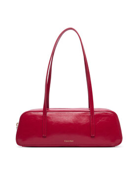 Calvin Klein Calvin Klein Handtasche Foil Logo Glossy Bauletto LV04F3638G Rot