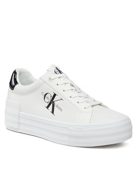 Calvin Klein Jeans Calvin Klein Jeans Snīkeri Bold Vulc Flatf Low Lace Lth Ml YW0YW01294 Melns