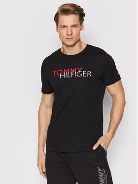 Tommy Hilfiger Tommy Hilfiger T-shirt Graphic MW0MW22137 Crna Regular Fit