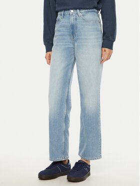 Tommy Jeans Tommy Jeans Дънки Layla DW0DW19581 Син Straight Fit