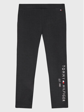 Tommy Hilfiger Tommy Hilfiger Legingi Essential KG0KG06586 Melns Slim Fit