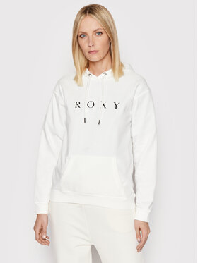 Roxy Roxy Bluza Surf Stoked ERJFT04536 Biały Relaxed Fit