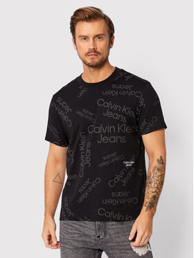 Calvin Klein Jeans Calvin Klein Jeans T-Shirt J30J320200 Czarny Regular Fit