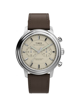 Timex Timex Zegarek TW2Y23500 Brązowy