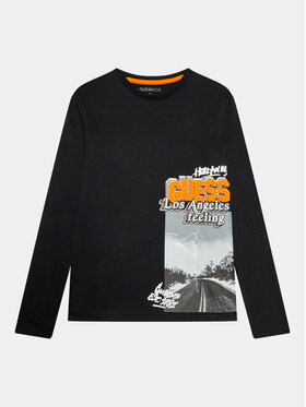 Guess Guess Μπλουζάκι L3BI19 I3Z14 Μαύρο Regular Fit