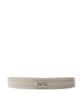 Calvin Klein Calvin Klein Opasok Re-Lock 4Cm Belt K60K610500 Béžová