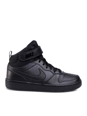 Nike Nike Sneakersy Court Borough Mid 2 (GS) CD7782 001 Czarny