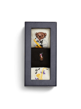 Polo Ralph Lauren Polo Ralph Lauren Zestaw 3 par wysokich skarpet unisex 455898059001 Kolorowy
