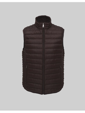 Borgio Borgio Kamizelka vestone_br Brązowy Slim Fit