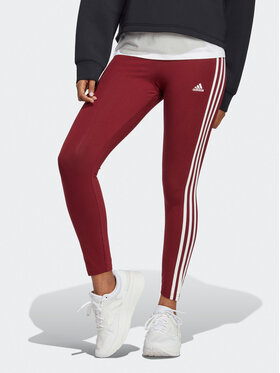 adidas adidas Tamprės Essentials 3-Stripes High-Waisted Single Jersey Leggings IC9903 Raudona