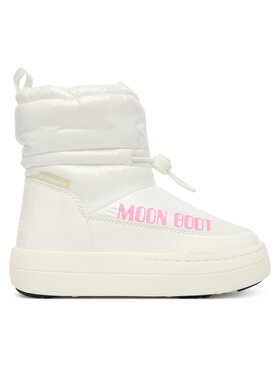 Moon Boot Moon Boot Sněhule Mb Jr Park Tube Mid Glitter Wp 80D3440110 Bílá