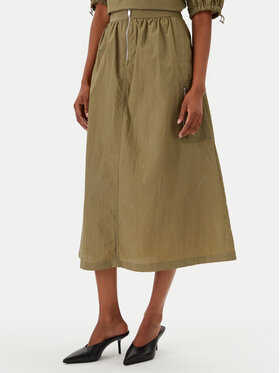 DKNY DKNY Спідниця трапеція P5BNSAFC Зелений Regular Fit