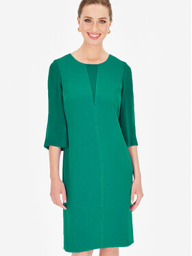 Potis & Verso Potis & Verso Sukienka elegancka Gardena Zielony Slim Fit