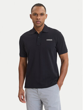 Napapijri Napapijri Polo E-Small Box NP0A88TQ Czarny Relaxed Fit