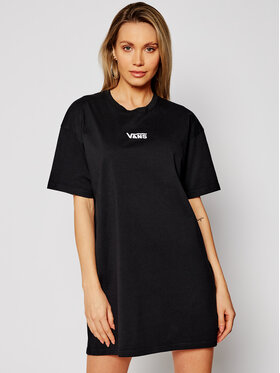 Vans Vans Igapäevane kleit Center Vee Tee VN0A4RU2 Must Oversize