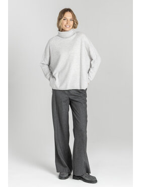 Deni Cler Milano Deni Cler Milano Sweter T-DC-S468-E5-90-82-1 Szary Regular Fit