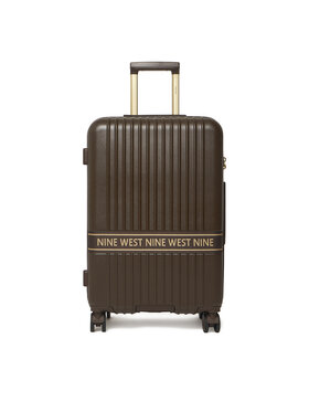 Nine West Nine West Walizka średnia CEO-NW-M-001-10 Brązowy ciemny