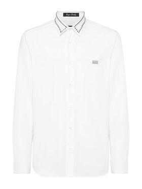 PHILIPP PLEIN PHILIPP PLEIN Košeľa 22467 Biela Fitted Fit
