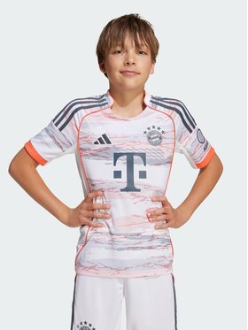 adidas adidas Koszulka techniczna FC Bayern 25/26 Away Jersey Biały Regular Fit