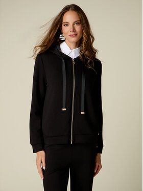 Oltre Oltre Felpa G805J004980N033 Nero Regular Fit