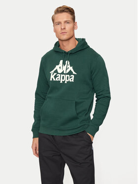 Kappa Kappa Džemperis ar kapuci Malmo 3 Auth Kontemporary 341M43W Zaļš Regular Fit
