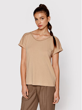Scotch & Soda Scotch & Soda Тишърт 167883 Бежов Relaxed Fit