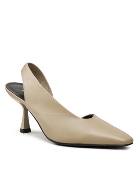 Pinko Pinko Sandale Colette Slingback PE 23 BLKS1 100669 A0N9 Bež