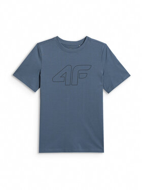 4F 4F T-Shirt 4FJRSS26TTSHM3599-32S Tmavomodrá Regular Fit