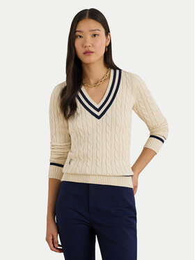 LAUREN RALPH LAUREN LAUREN RALPH LAUREN Svetr 200B22020001 Světle béžová Relaxed Fit